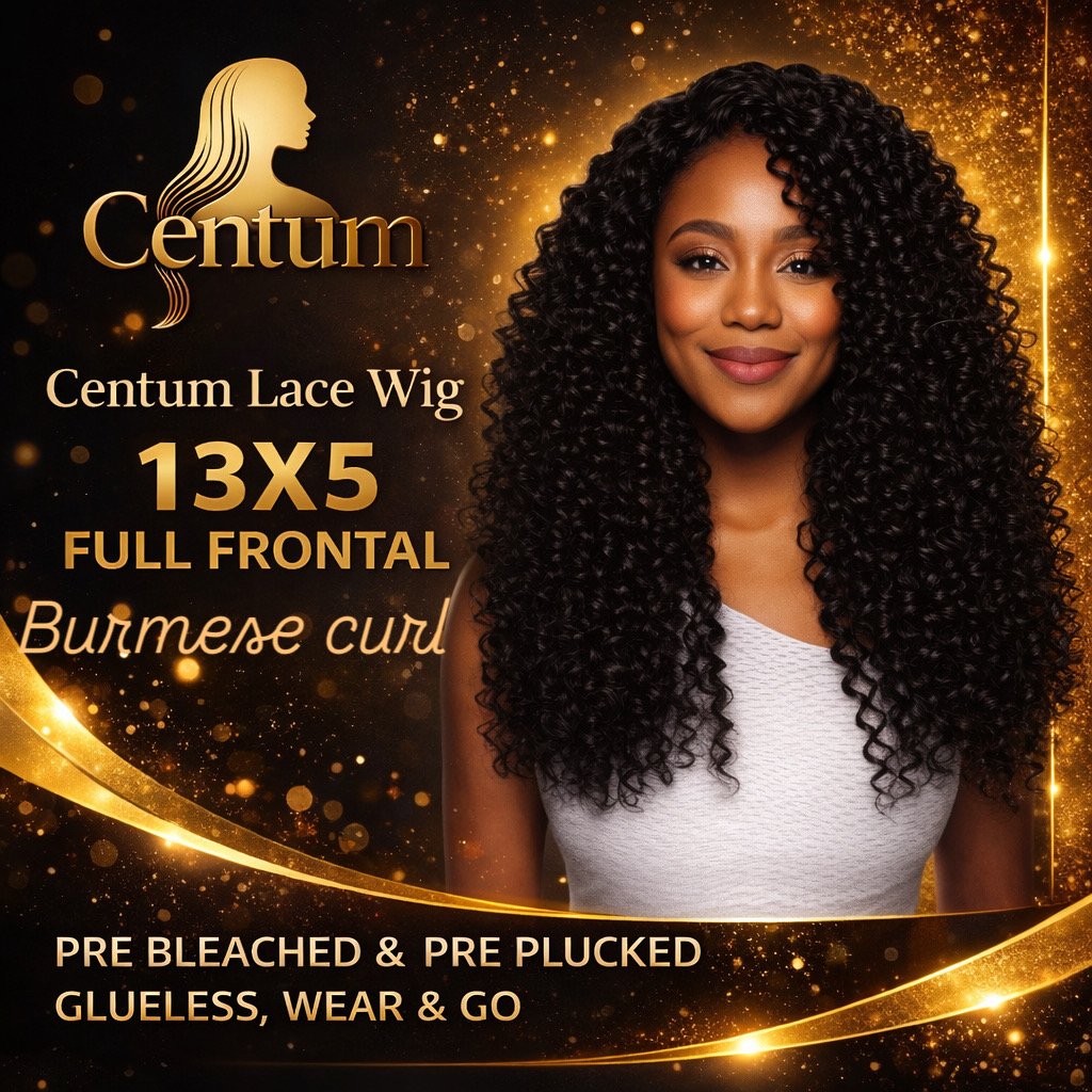 Centum Lace Wig 13x5 Full Frontal — Burmese Curl